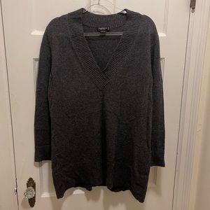 Lord & Taylor Gray Cashmere Sweater, 1x